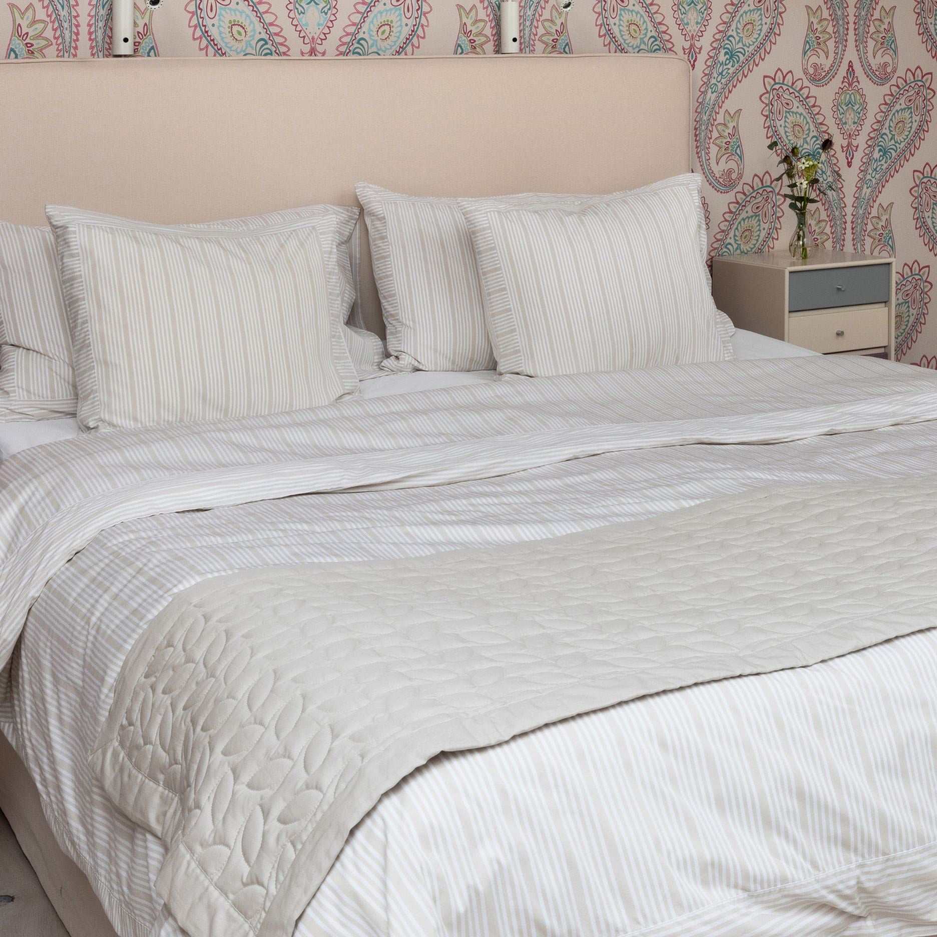 Nordischer luxuriöser Bettläufer - Sand Beige - 60x220